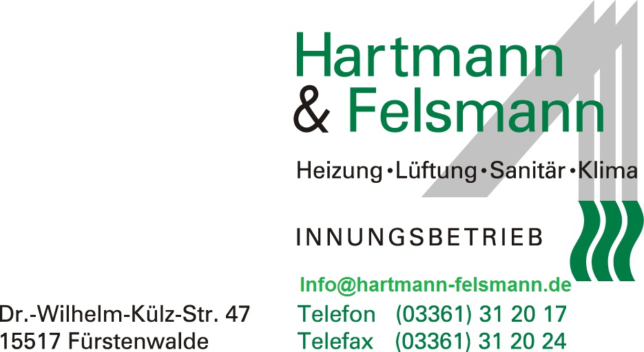Visitenkarte Hartmann-Felsmann